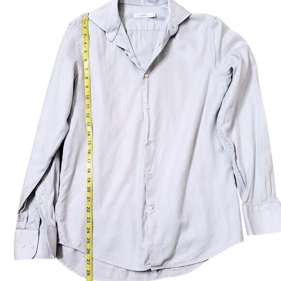 J. Lindeberg Mens Sand Cotton Button Down Shirt Size 38 - Picture 7 of 11